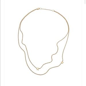 NWT Jennifer Zeuner gold necklace